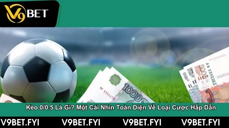 Kèo 0/0.5 là gì? Hướng dẫn cách tính tiền cược bóng đá